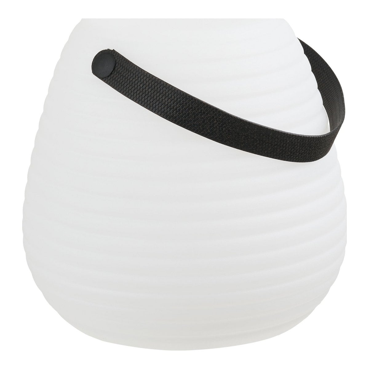 LED Table Lamp - Rechargeable White Derry Lamp, 21cm