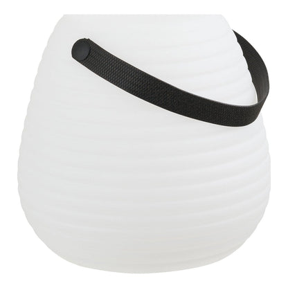 LED Table Lamp - Rechargeable White Derry Lamp, 21cm