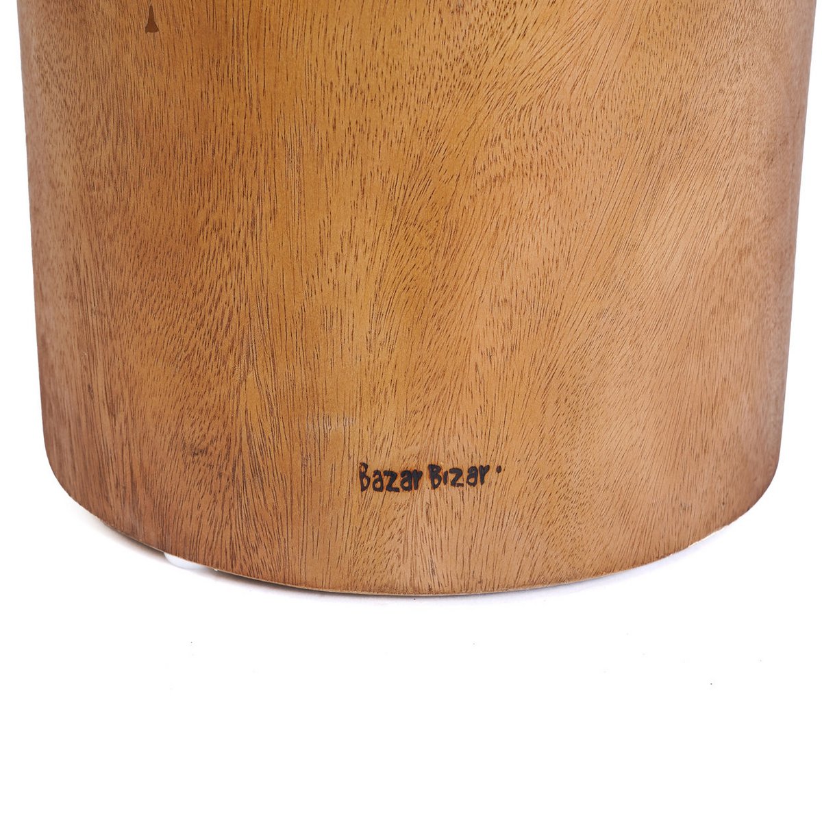 Suar Wood Side Table - Natural, Elegant Accent Table