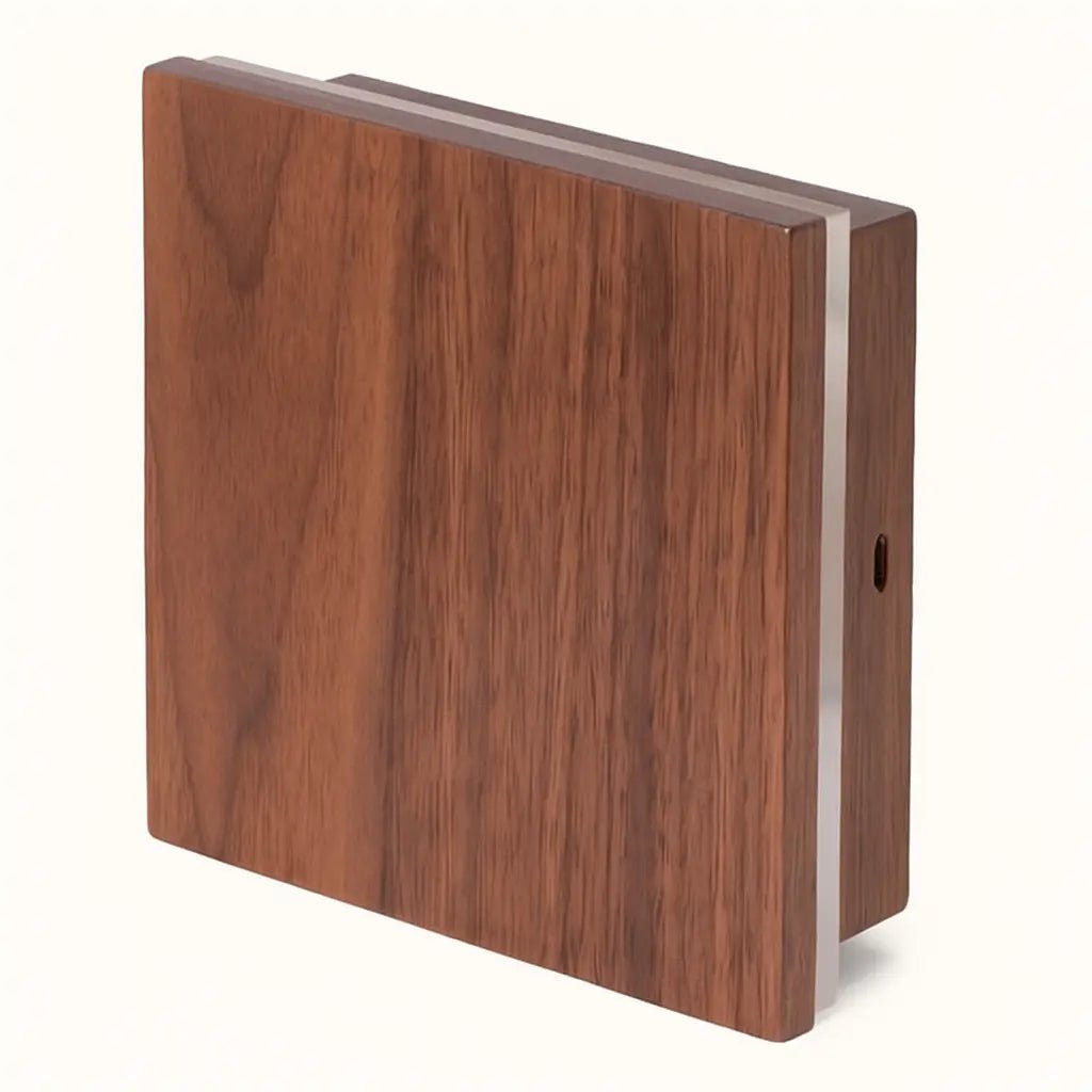 Walnut Cordless Wall Light - Rechargeable Dimmable Accent Lighting