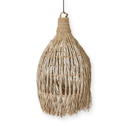Seagrass Pendant Light - Boho Lampshade - Natural Hanging Lamp Ø 40cm