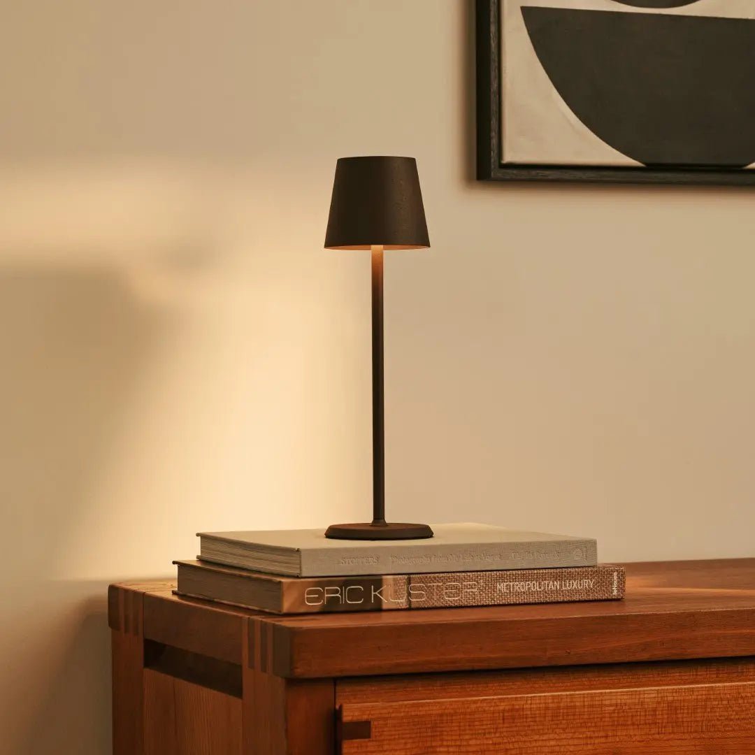 Ampère à Sans Fil Jasper Mocha Brown | 3 Stages de Lumière et Réglable