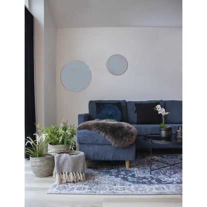 Tapis Havana - Bleu, Chenille Polyester, 160x230cm
