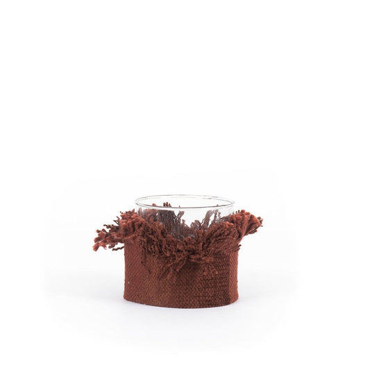 Velvet Candle Holder - Burgundy Oh My Gee Small Size