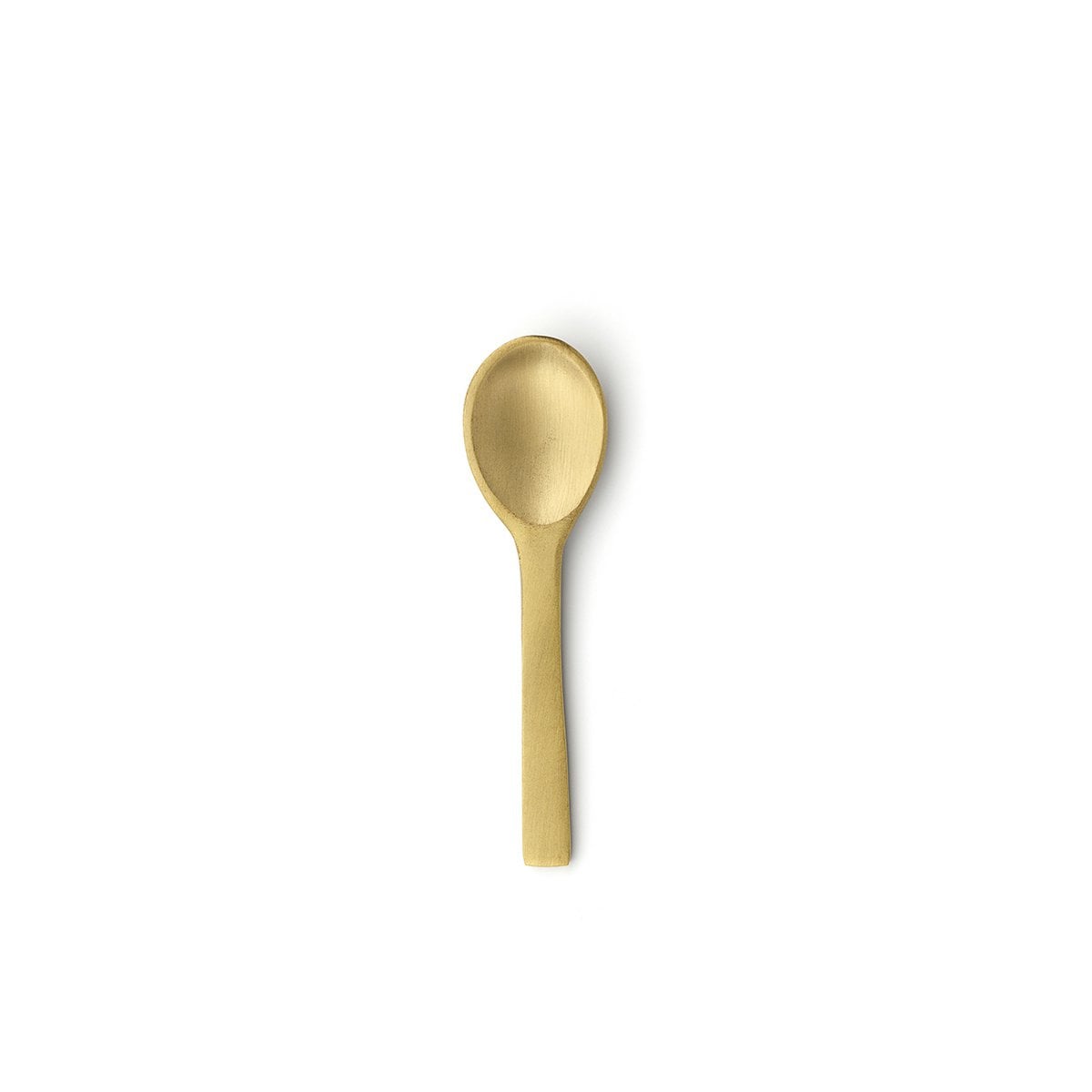 Gold Salt Spoon - Small Handcrafted Spice Spoon