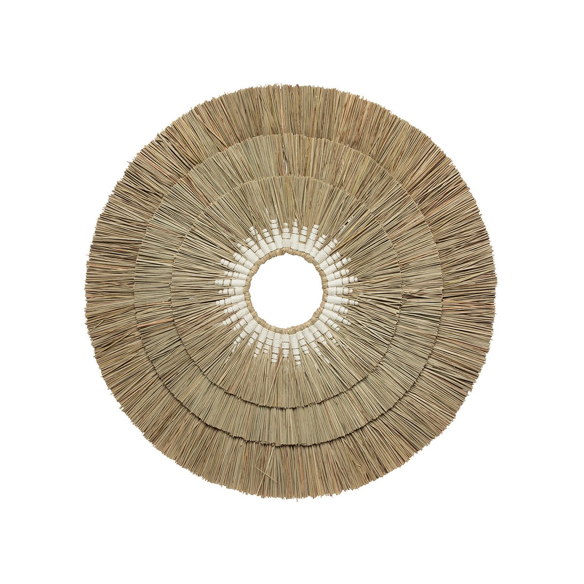 Natural White Wall Decor – Handcrafted Neutral Wall Hanging