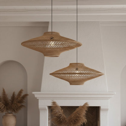 Corda hanging lamp Naturel Large