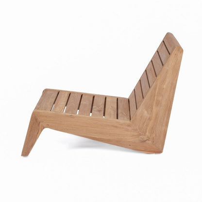 Reclaimed Teak Sofa - Natural White One Seater