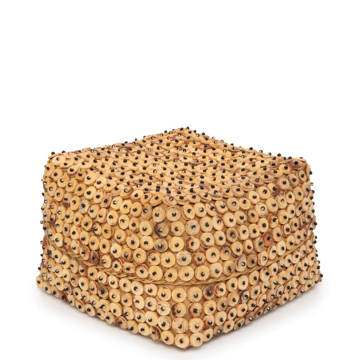 Coconut Shell Storage Basket – Natural Woven Basket, Medium
