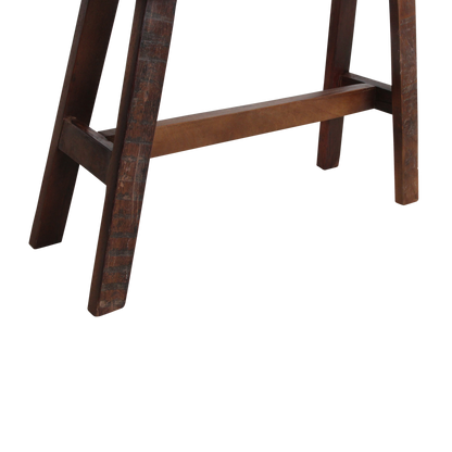 Reclaimed Wood Bench - Industrial Bus Stop Style Seating