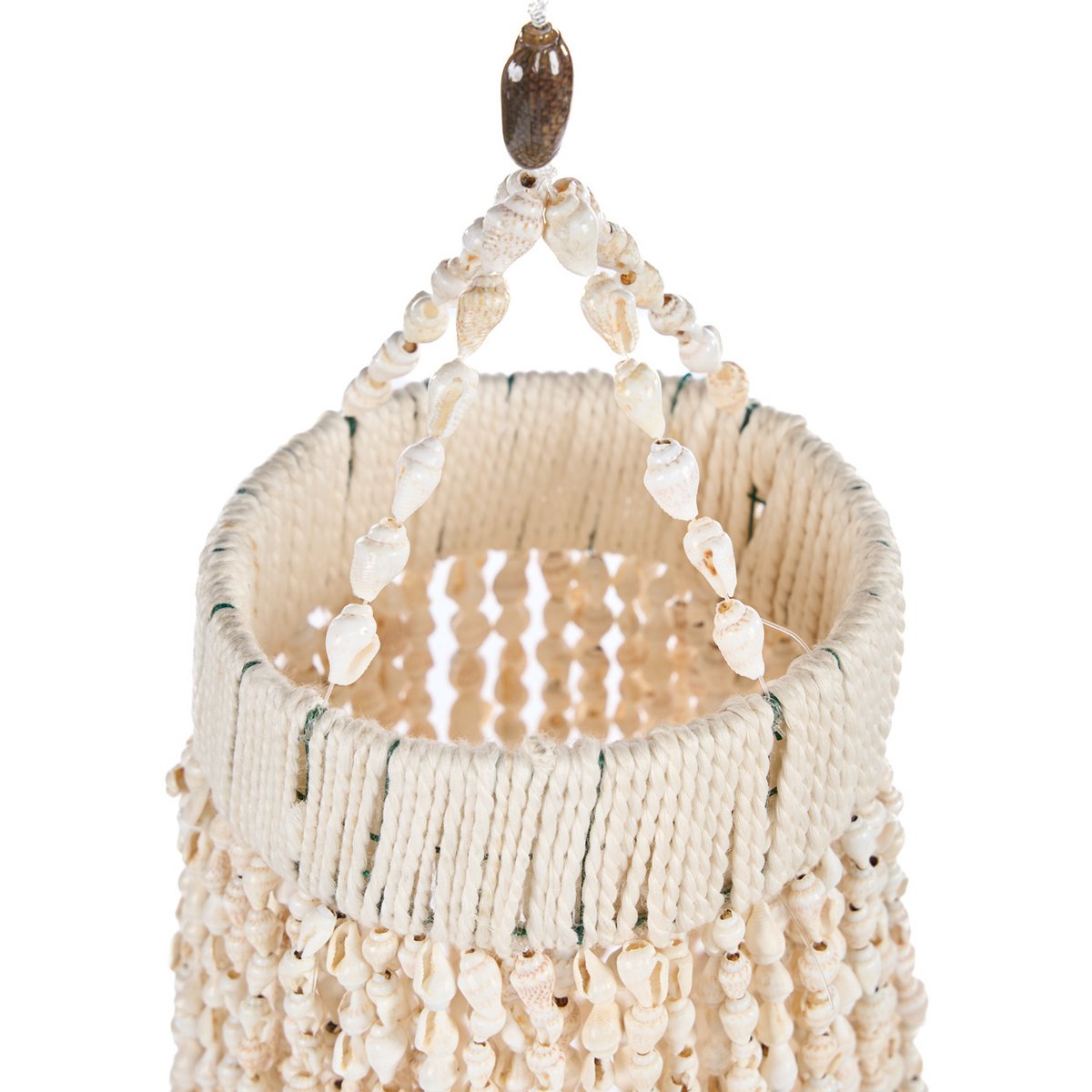 Shell Chandelier - Ocean Tower Natural Ceiling Light, Large