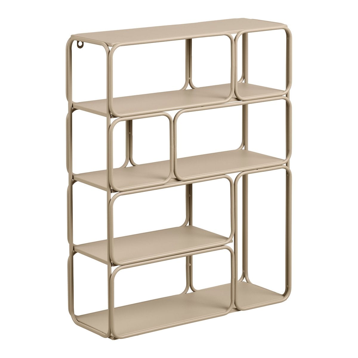 Lanciano Wall shelf, metal, beige, 48x18x64 cm