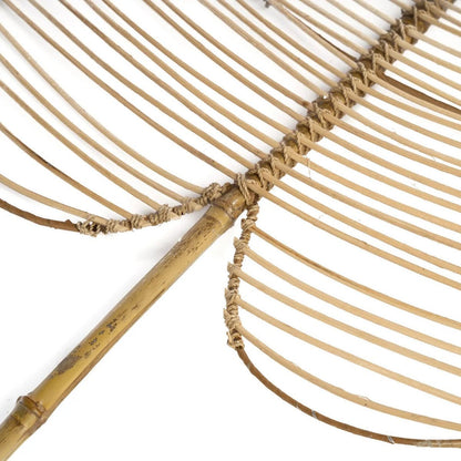 Rattan Monstera Leaf Decor - Natural Scandinavian Style