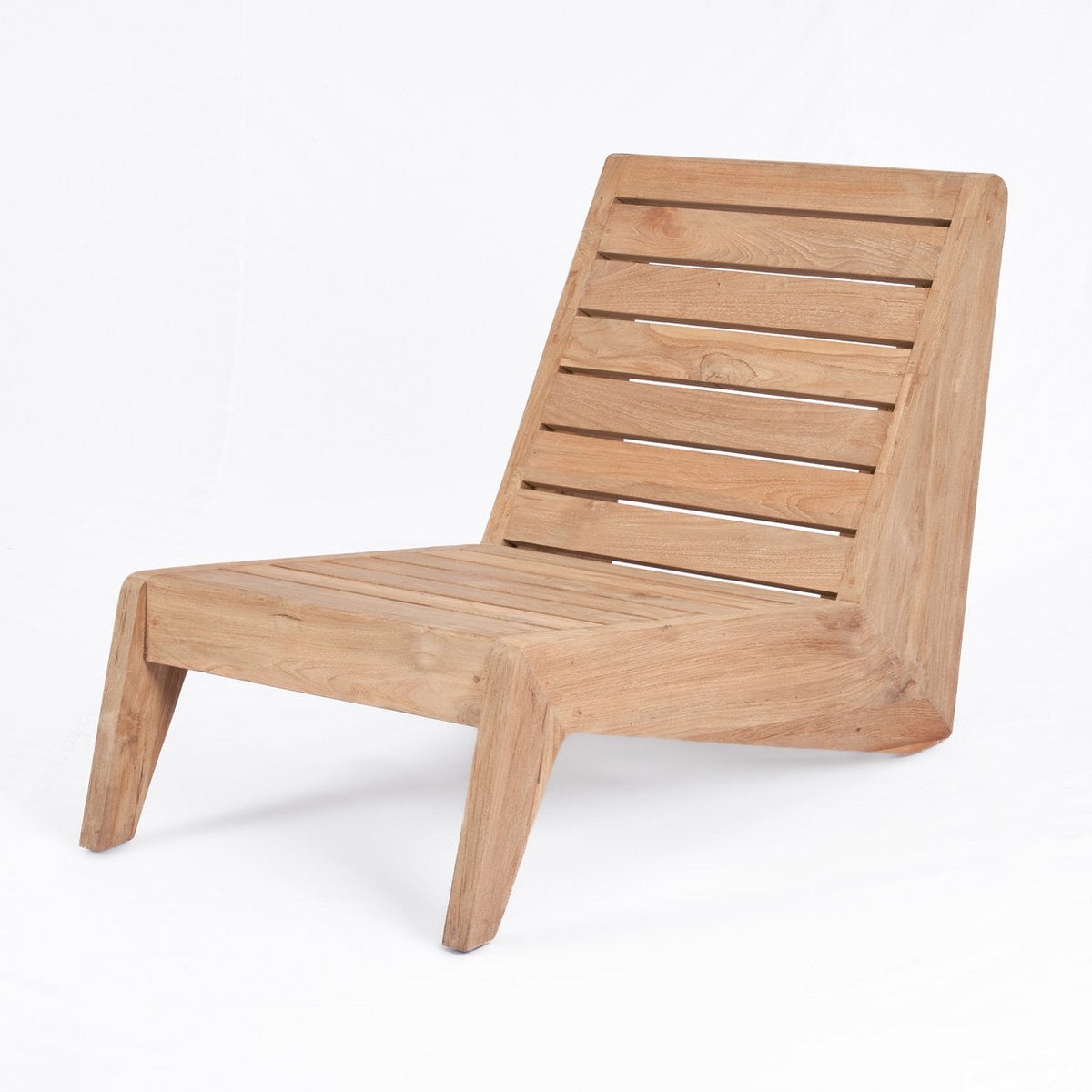 Reclaimed Teak Sofa - Natural White One Seater
