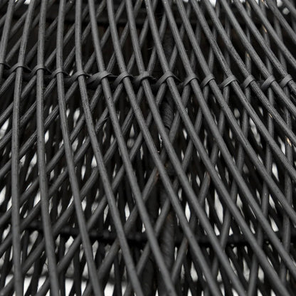 Rattan Pendant Lighting - Black Cloud XXL Lampshade