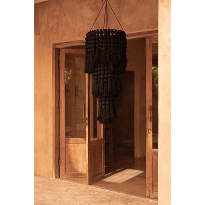 The Nomad Cotton Chandelier - Black - XL