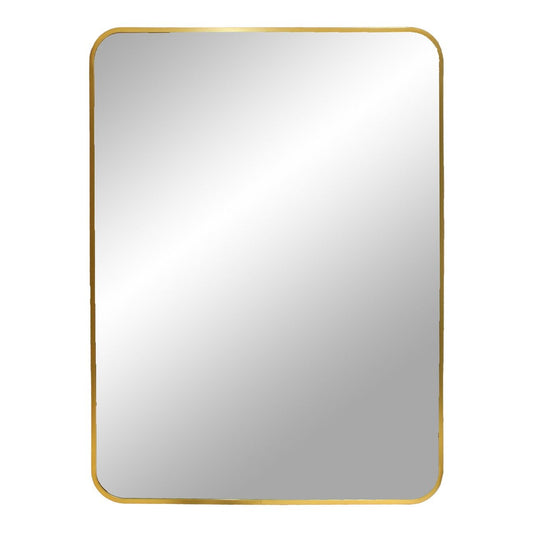 Madrid Mirror - Brass, Aluminium, Glass, 50x70cm