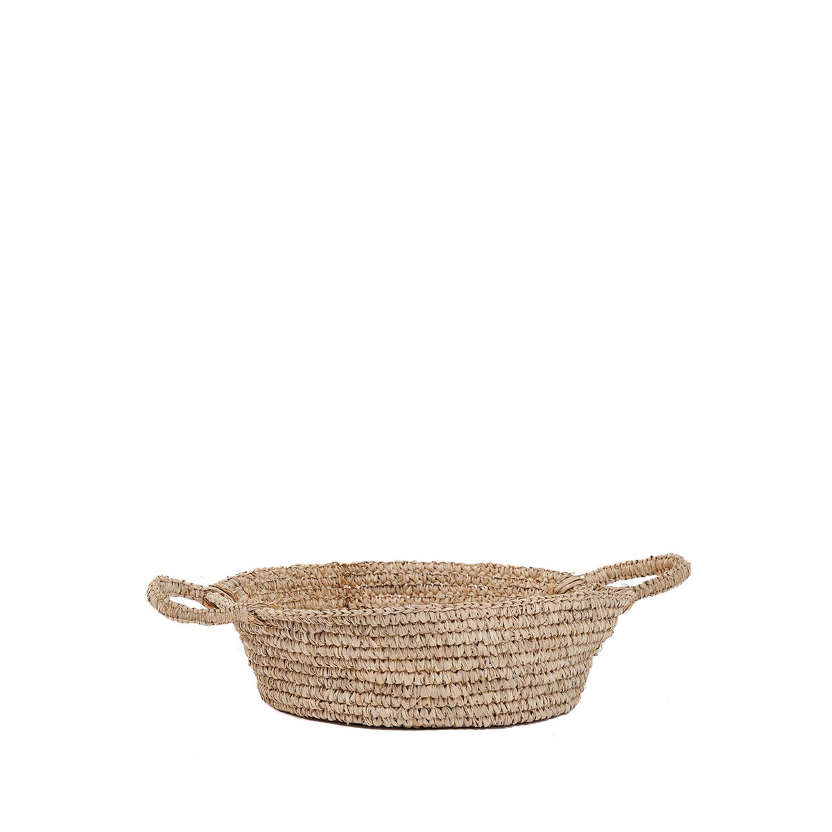 The Raffia Basket Trays - Natural - M