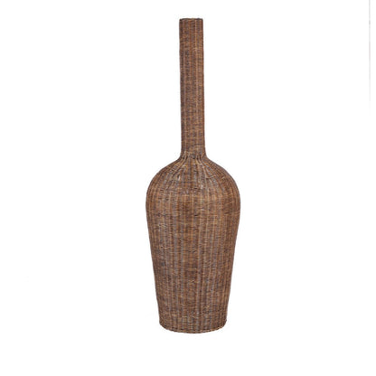 Rattan Pendant Light - Dark Walnut XXL Woven Hanging Lamp