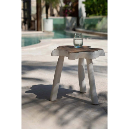 Recycled Glass Water Glass - Blue Tinted Drinking Glass
