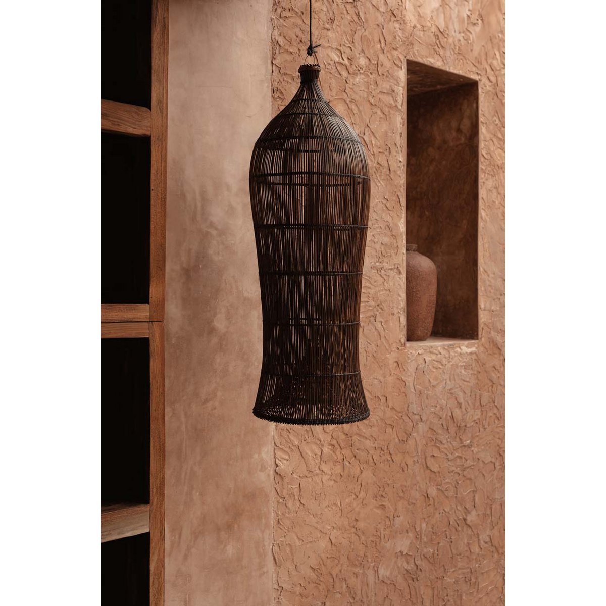 La Lanterne Pendentif Oasis Tower - Noyer foncé - M