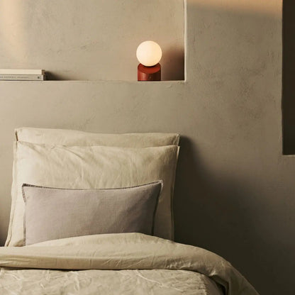 Morris Chestnut Brown Rechargeable Lamp | Stylish, Cordless & Sustainable Design