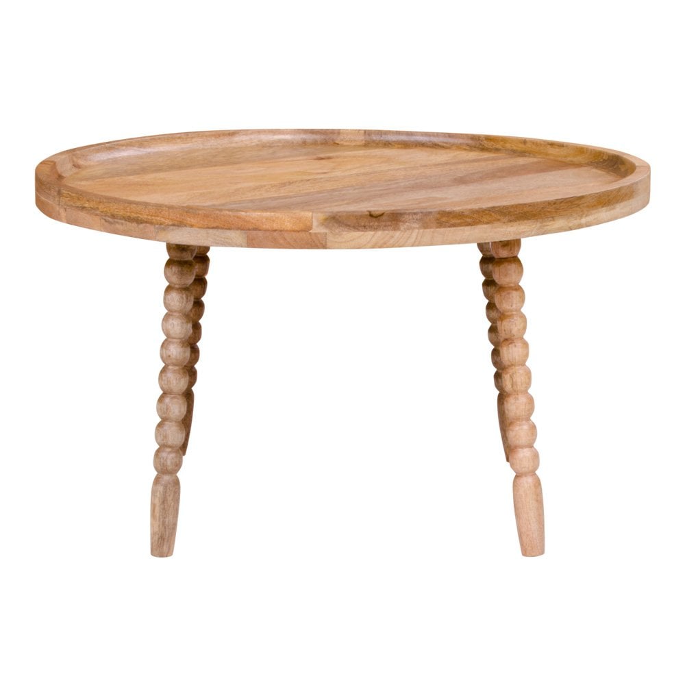 Jammu Coffee Table - Mangowood, Natural - Ø60x35 cm
