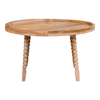 Jammu Coffee Table - Mangowood, Natural - Ø60x35 cm