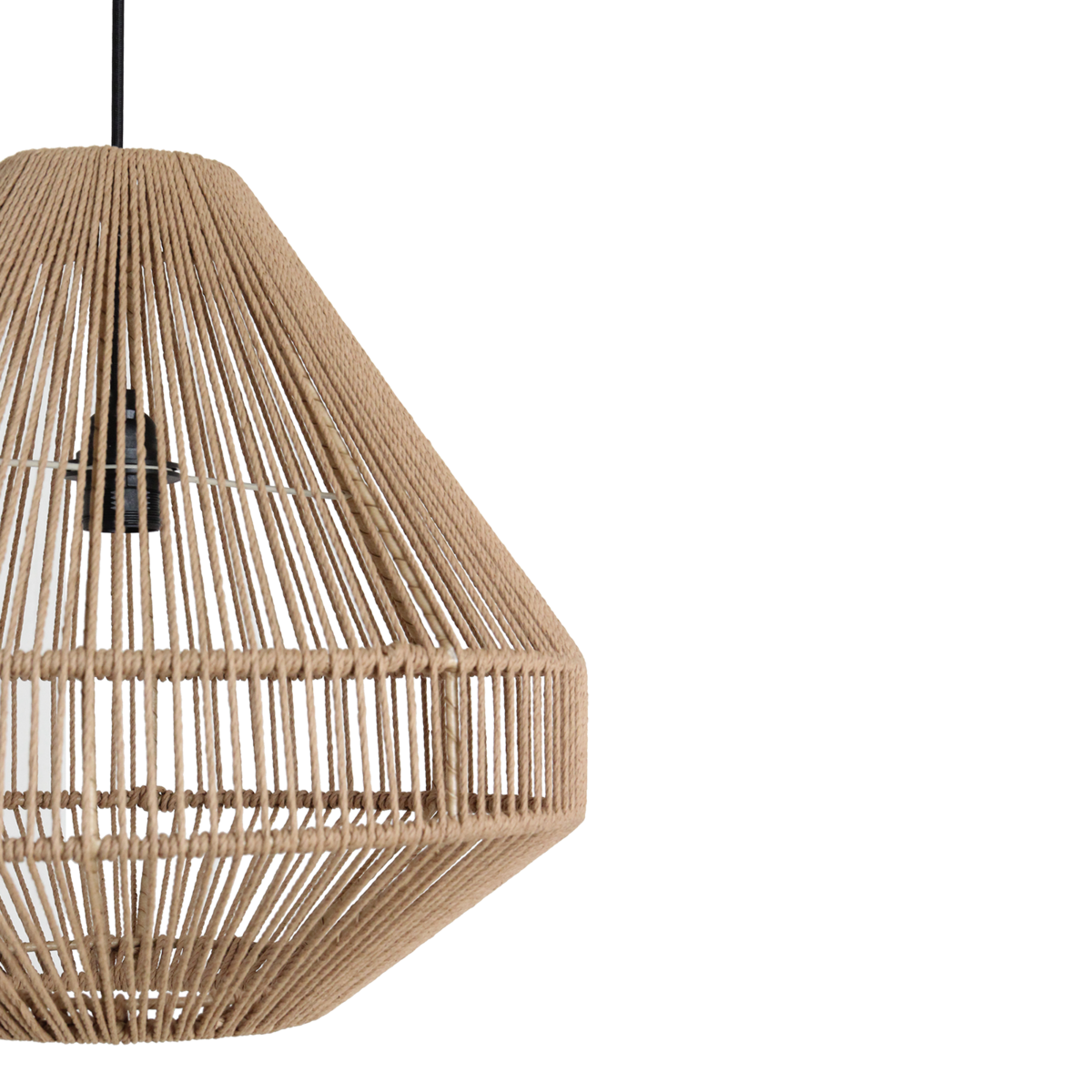 Lámpara colgante Linea Diamond natural