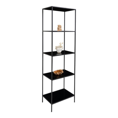 Vita Shelf - black, steel, 51x36x170cm