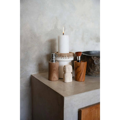 Portavelas Pretty - Biel natural - M