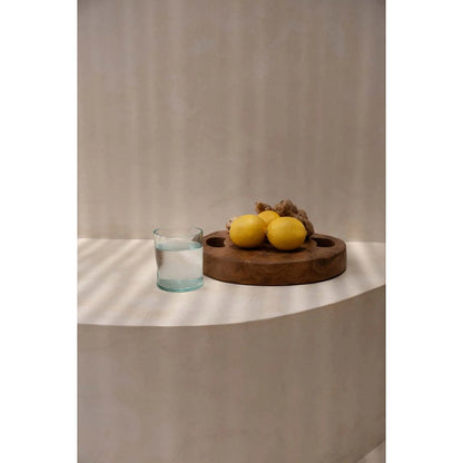 Teak Root Serving Tray - Natural Wood, Small Rustic Tray