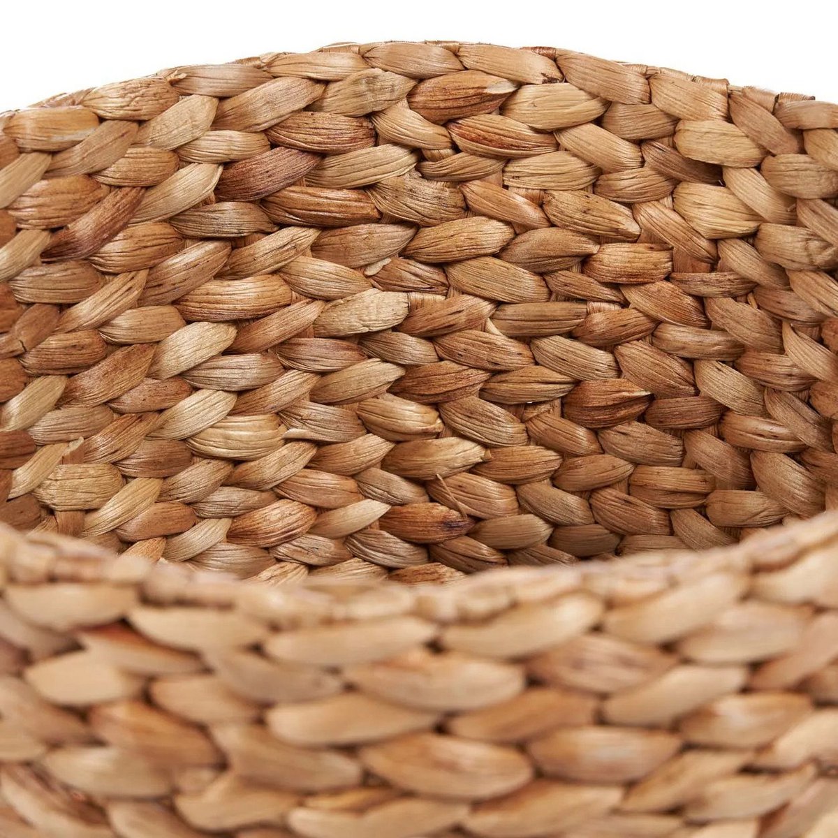 Water Hyacinth Storage Basket - Natural Woven Basket for Home