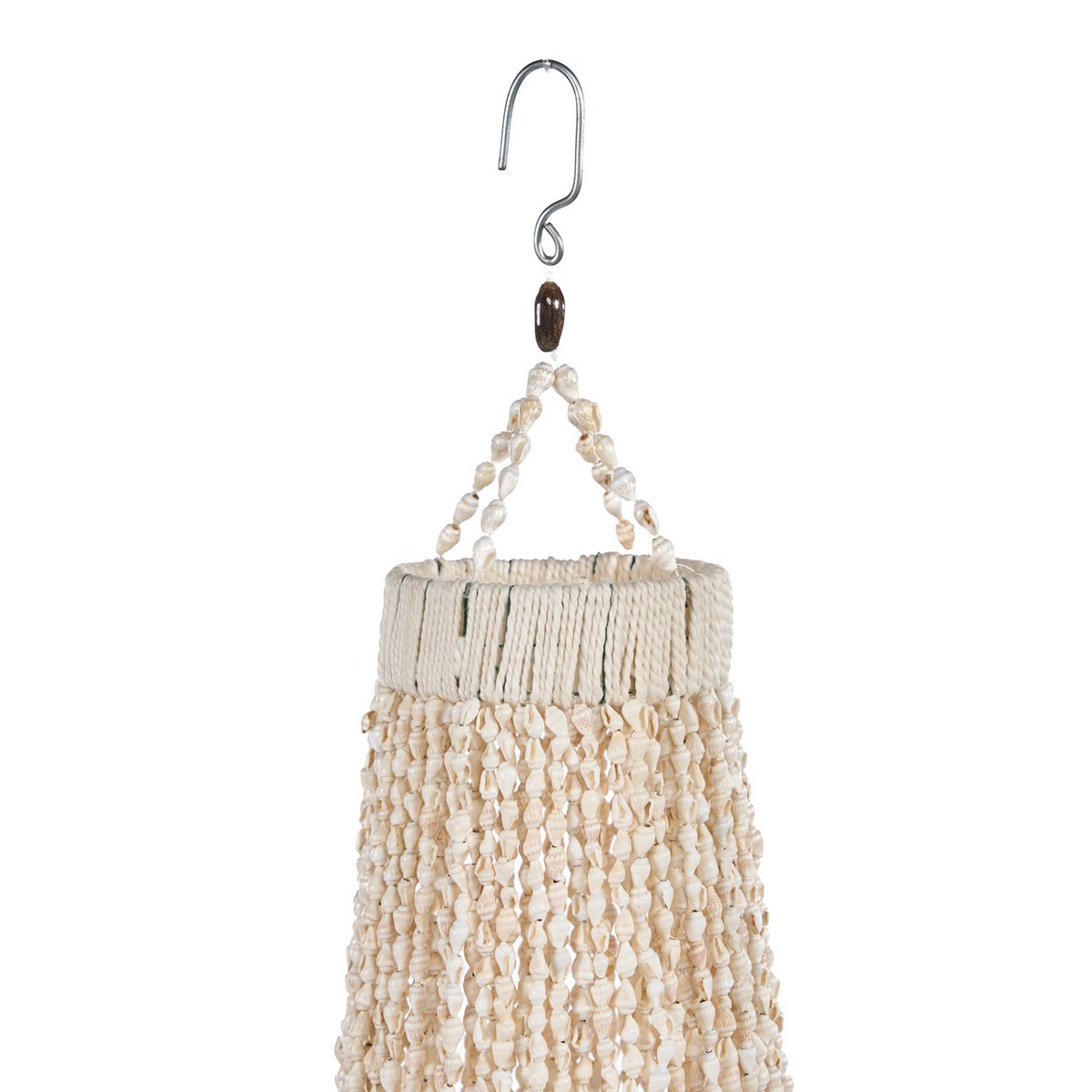 Shell Chandelier - Ocean Tower Natural Ceiling Light, Large