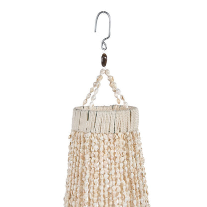 Shell Chandelier - Ocean Tower Natural Ceiling Light, Large