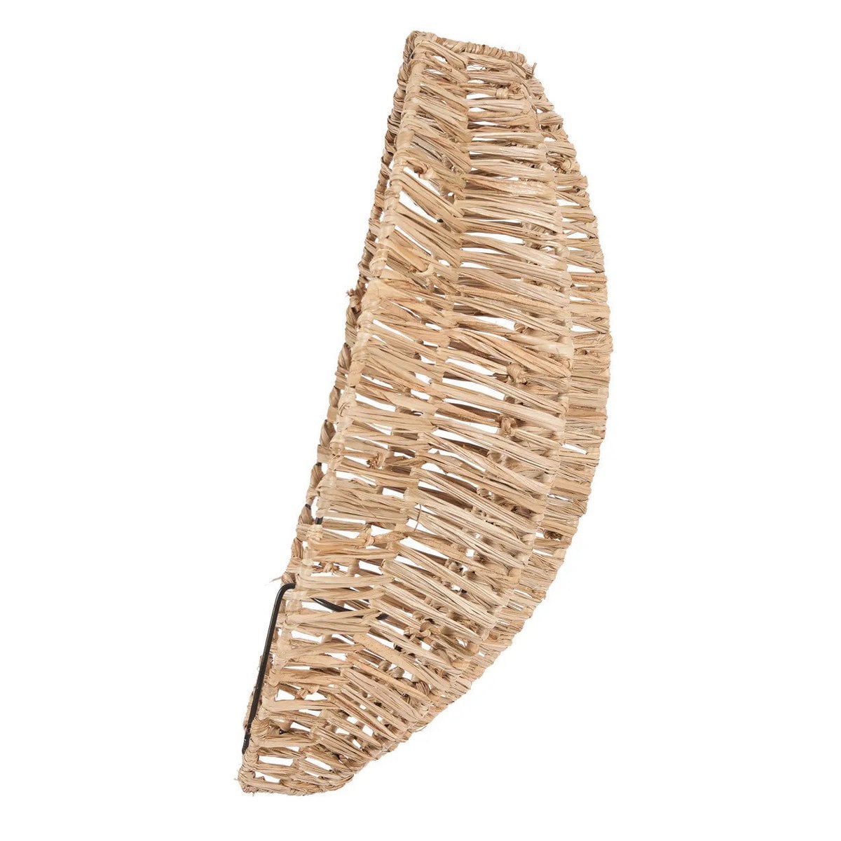 Raffia Wall Sconce - Natural Woven Wall Light - Medium