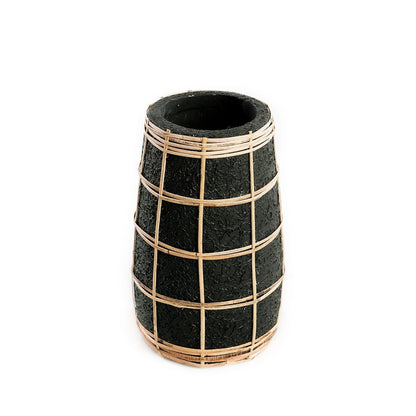 Natural Black Jar - Small Decorative Vase - Nordic Cutie