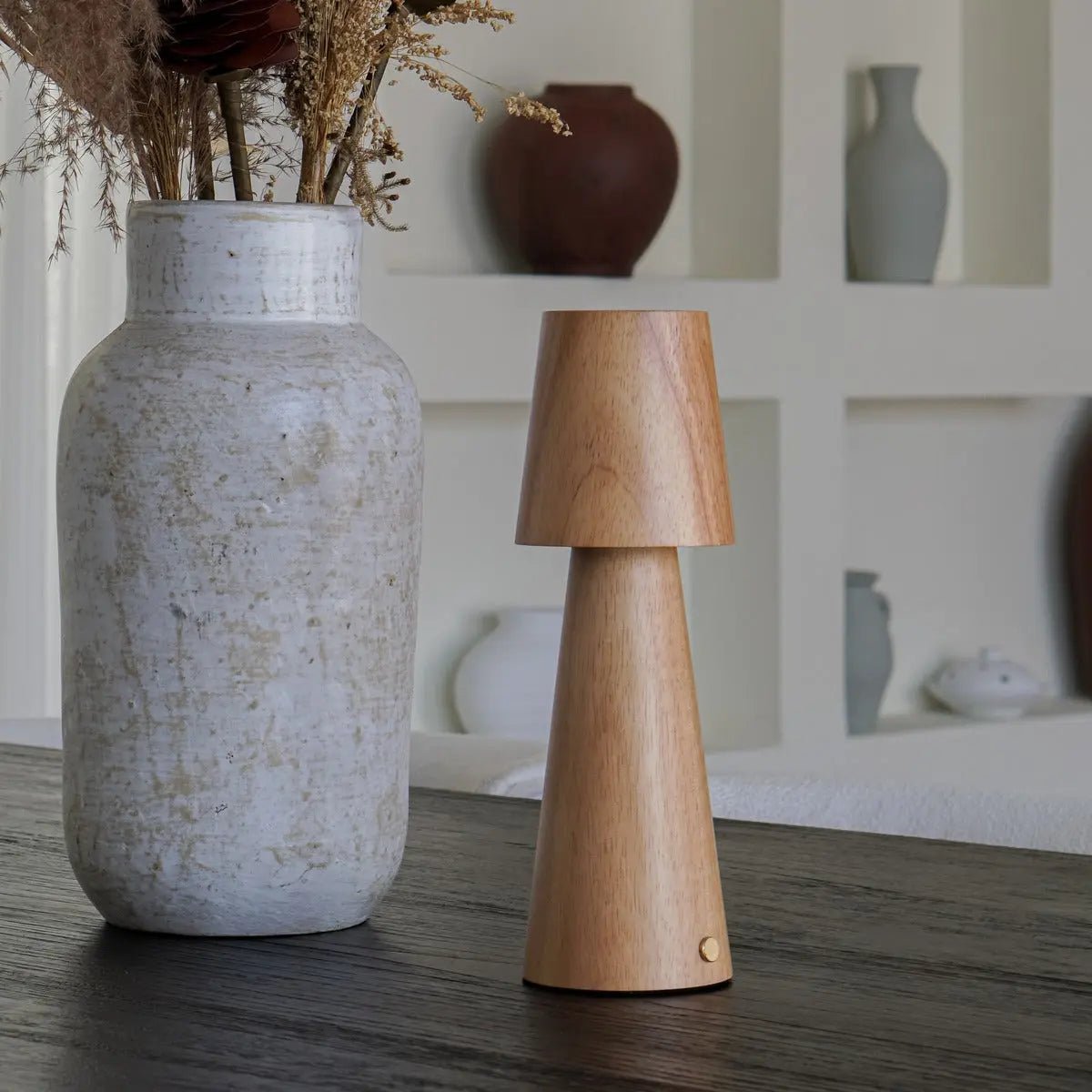 Lucas Rechargeable Table Lamp | Dimmable, Cordless & Up to 100 Hours of Battery Life