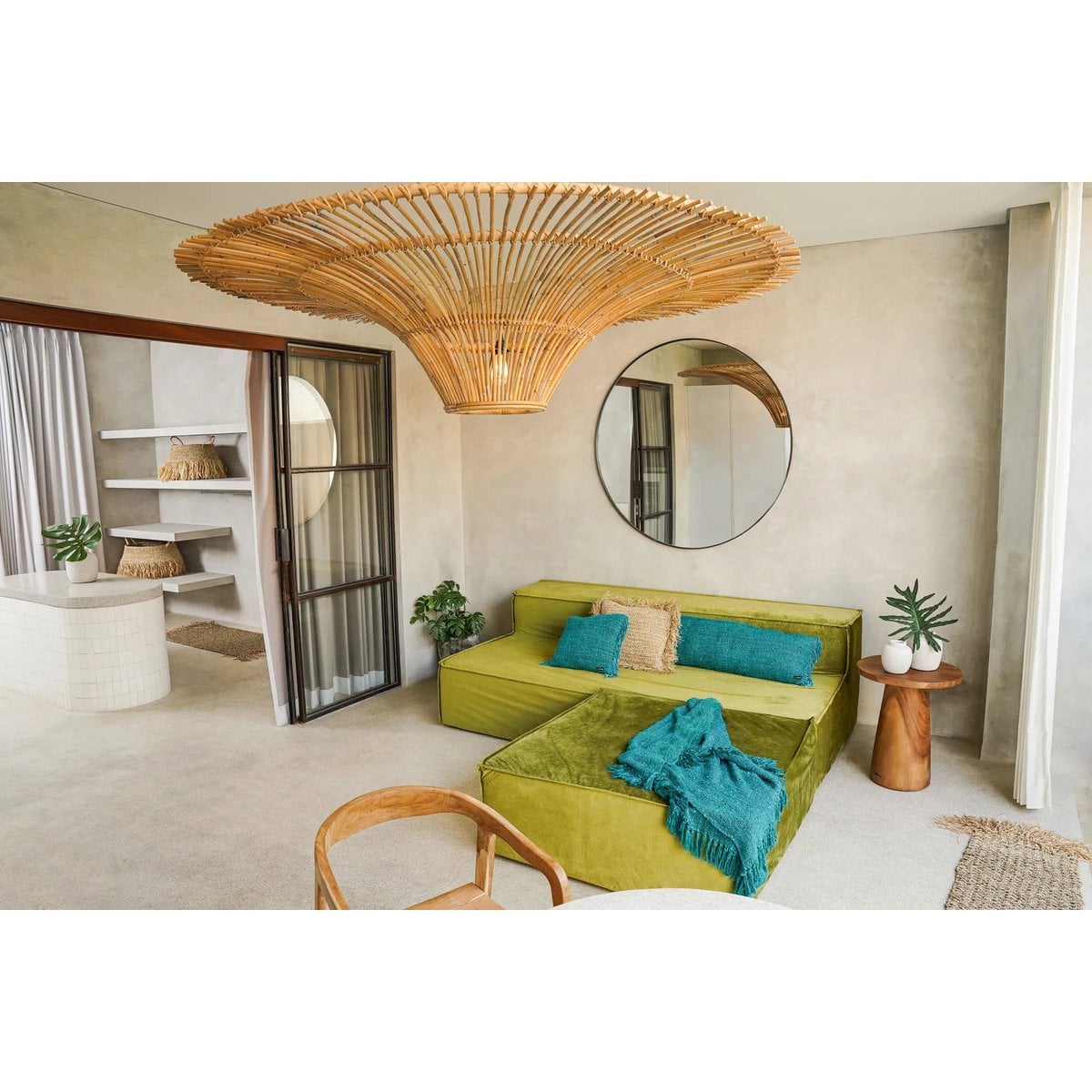 La Mesa Auxiliar Cónica De Madera - Natural - 50