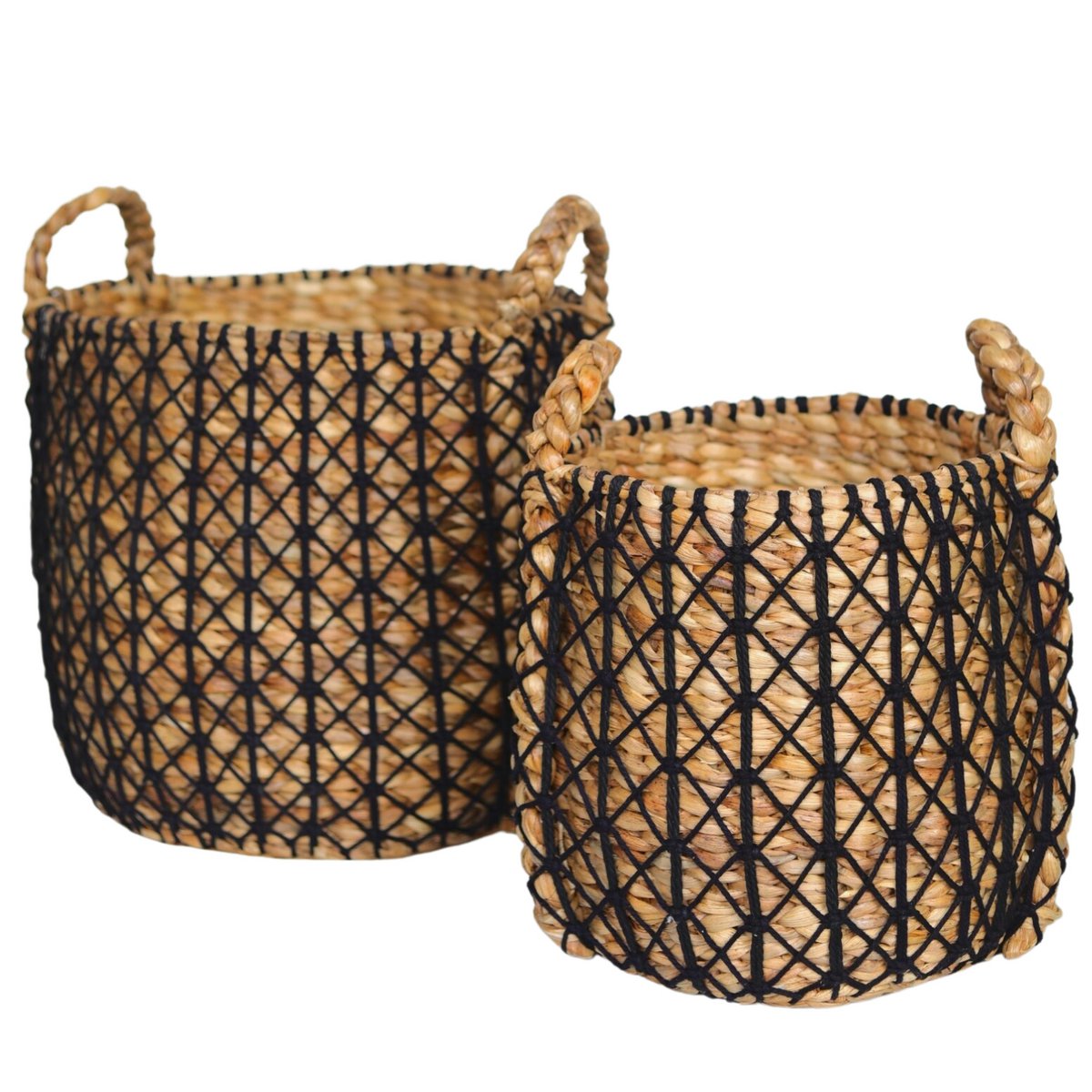 Water Hyacinth Laundry Basket - Handwoven Plant Basket | Soeji