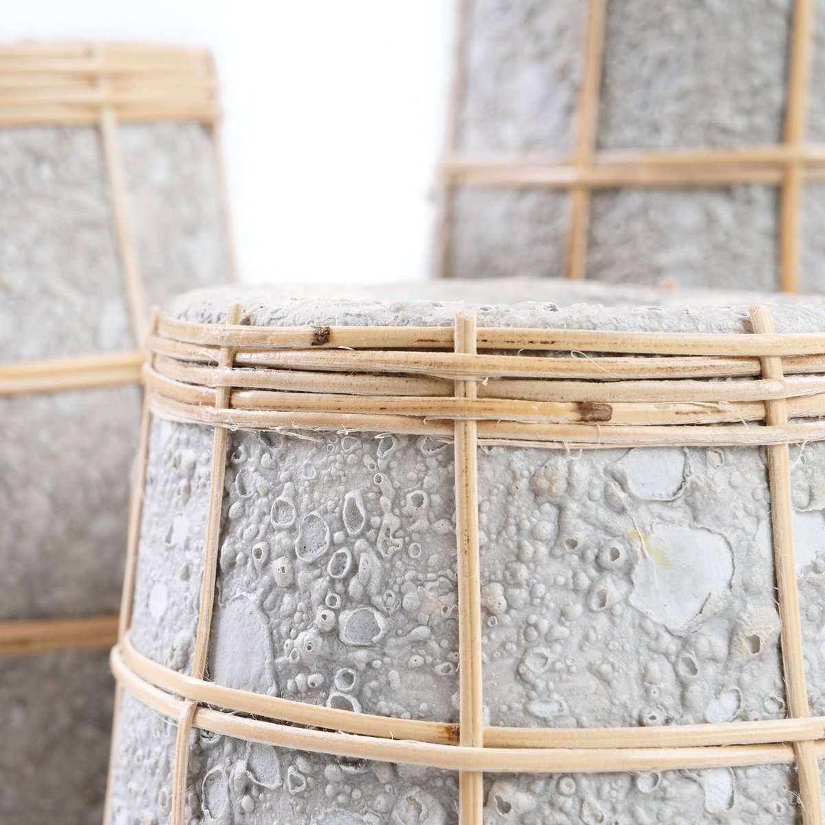 Concrete Vase - Small Natural Concrete Nordic Decor
