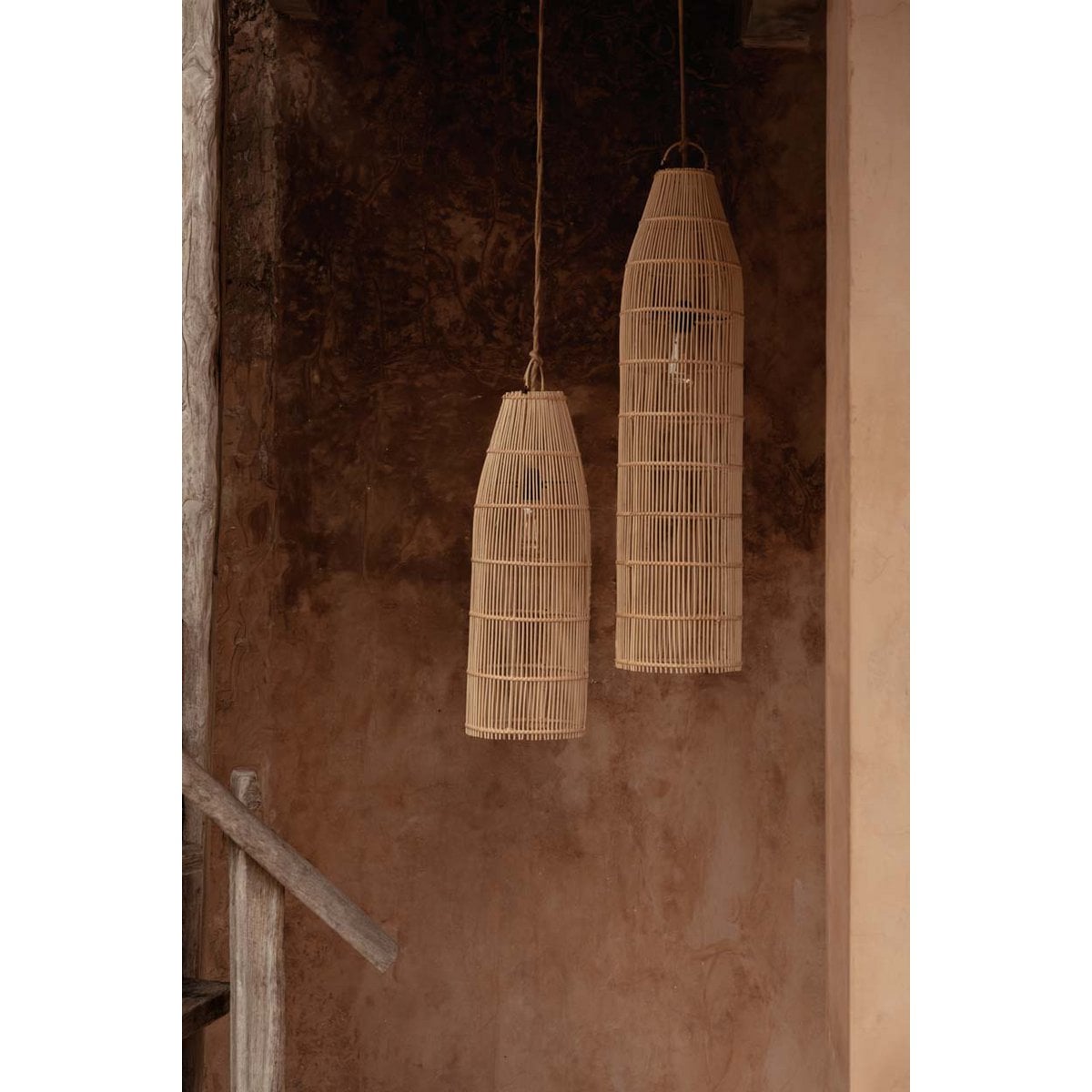 The Fish Trap Pendant - Natural - L