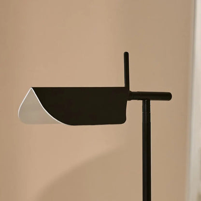 Black Metal Table Lamp - Modern Scandinavian Dresser Lamp