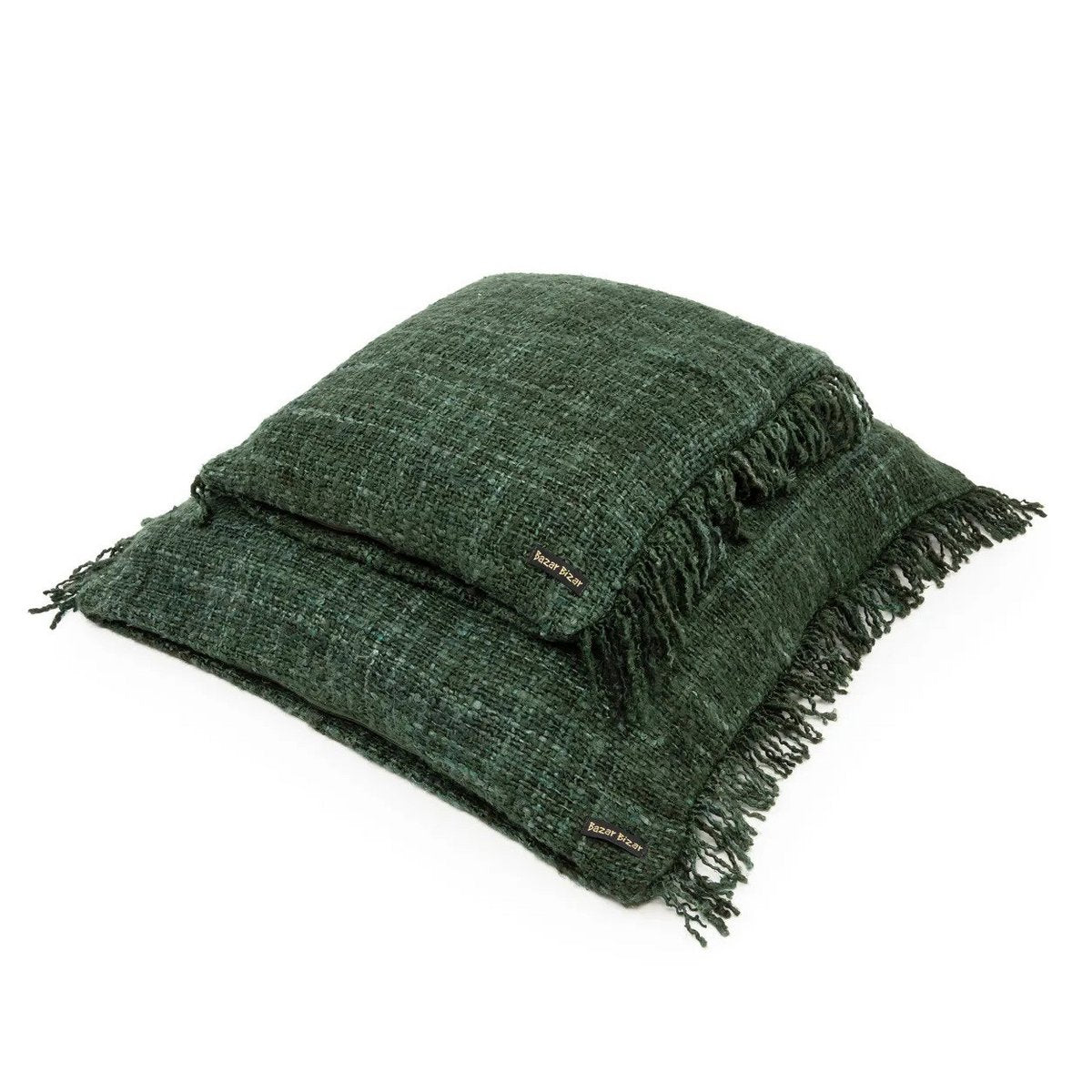 The Oh My Gee Cushion Cover - Forest Green - 40x40