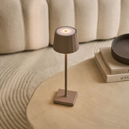 Wouter Koala Brown Rechargeable Table Lamp | Wireless Charging & 120-Hour Battery Life
