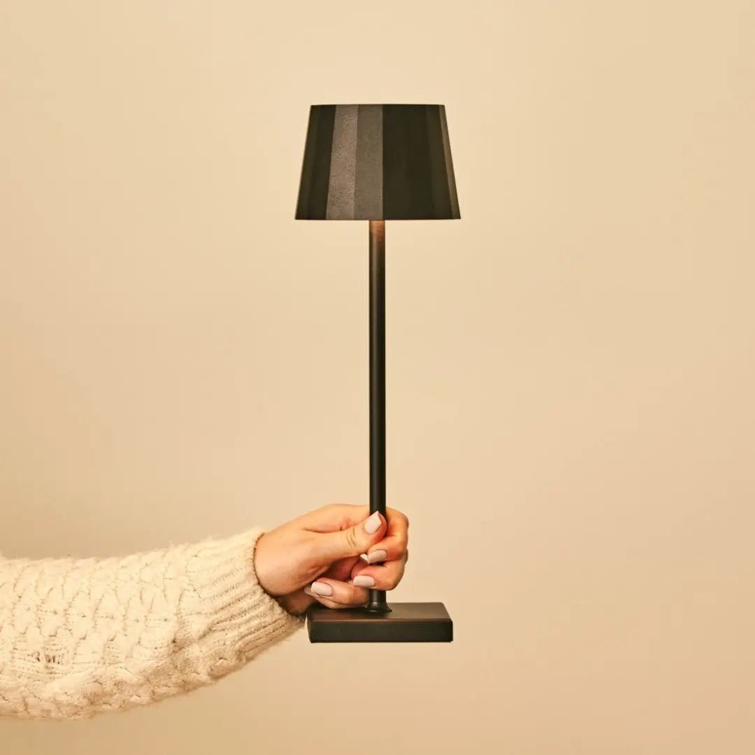William Black Rechargeable Table Lamp | 120-Hour Battery & Dimmable