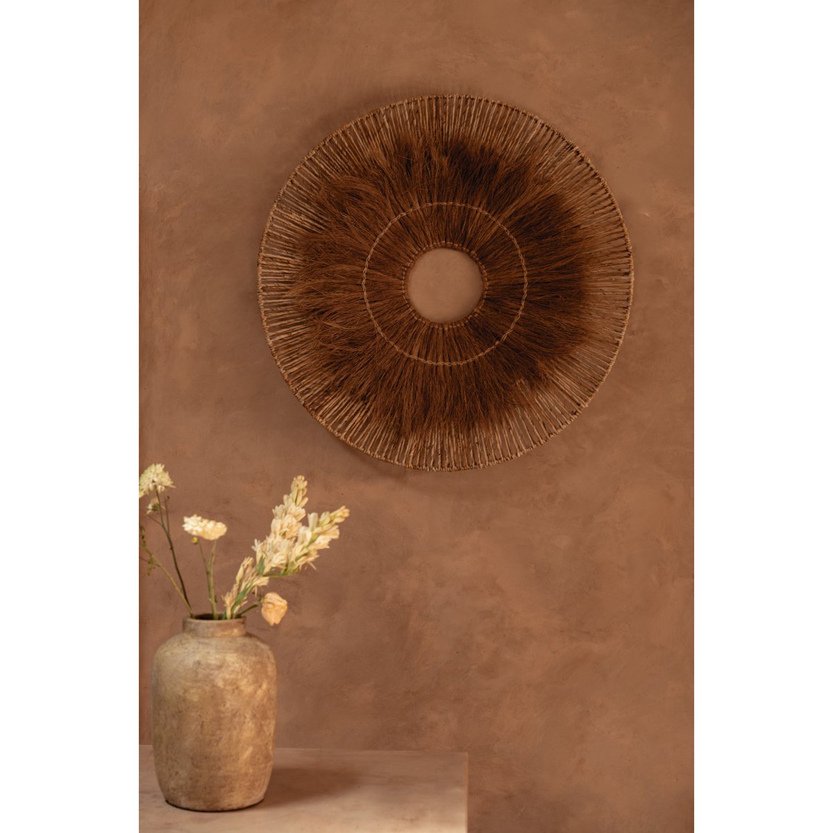 Ceramic Vase - Cream Terracotta Echo Vase - Medium