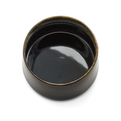 Ceramic Serving Bowl - Large Dark Brown Kyoto Bowl