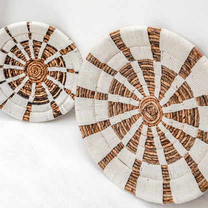 Banana Fiber Wall Basket - Nordic Wall Decor