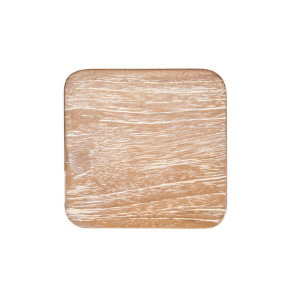 The Material Coaster - Medium Rustic Washed White